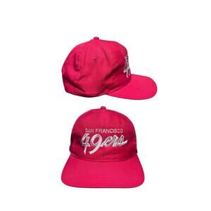 Vintage 49ers Sports Specialties snapback script hat cap 90s The Twill